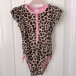 Animal print  toddlers swimsuit